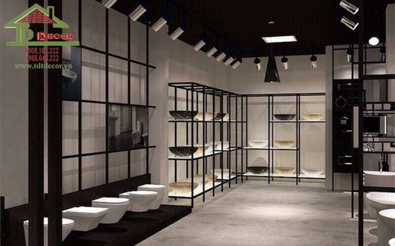 thiết kế showroom thiết bị vệ sinh