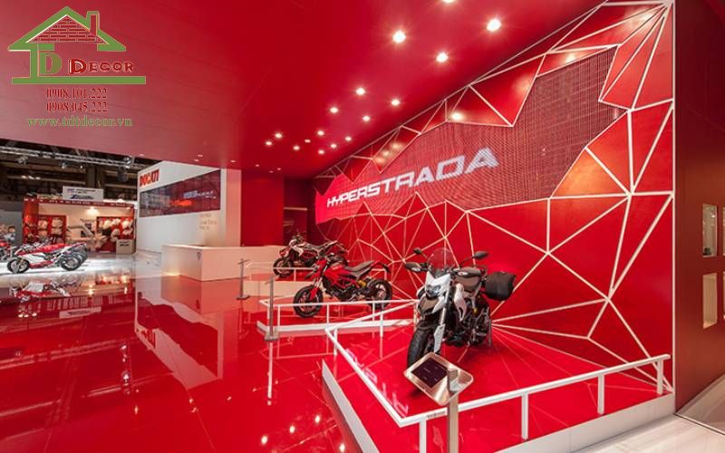 thiết kế showroom xe máy