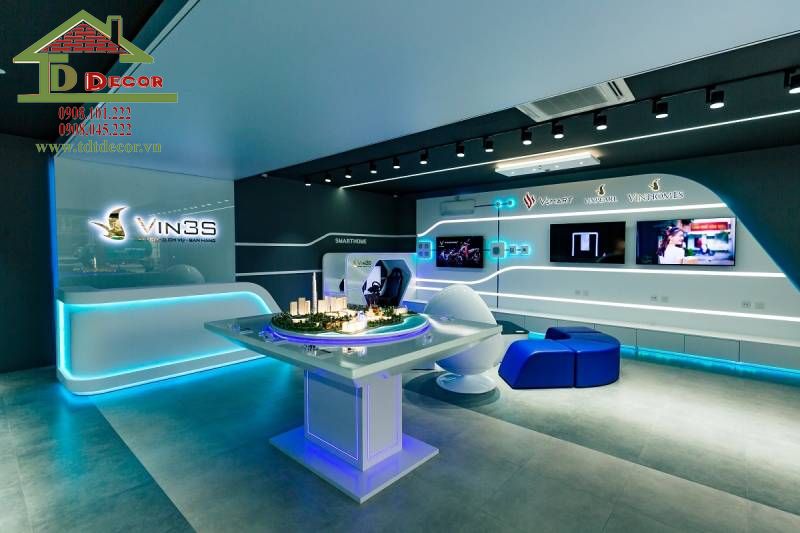 thiết kế showroom xe máy 