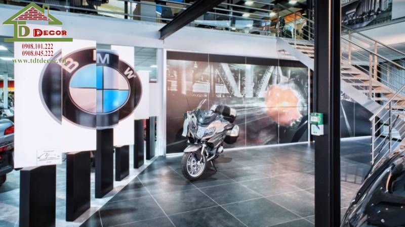 thiết kế showroom xe máy