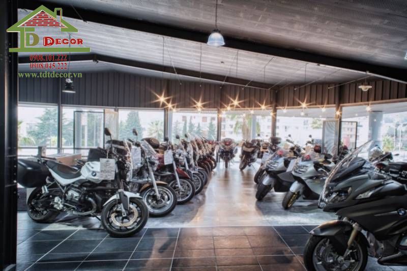 thiết kế showroom xe máy