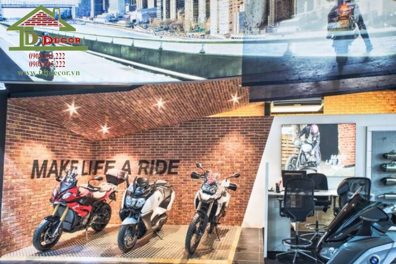 thiết kế showroom xe máy