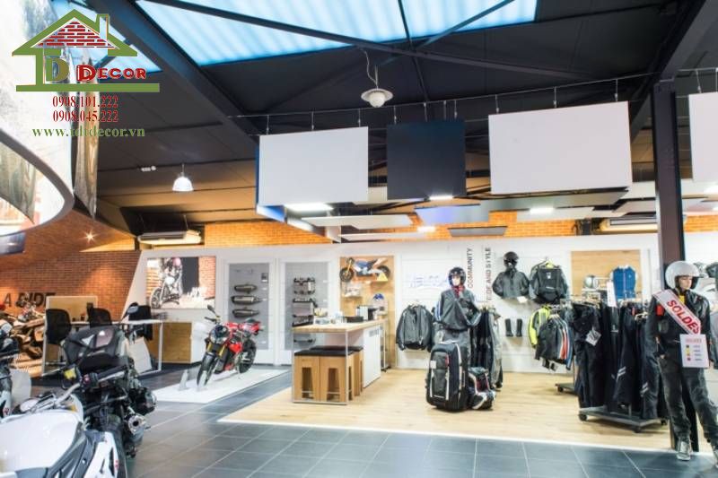 thiết kế showroom xe máy