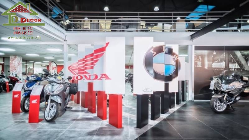 thiết kế showroom xe máy