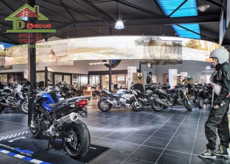 thiết kế showroom xe máy