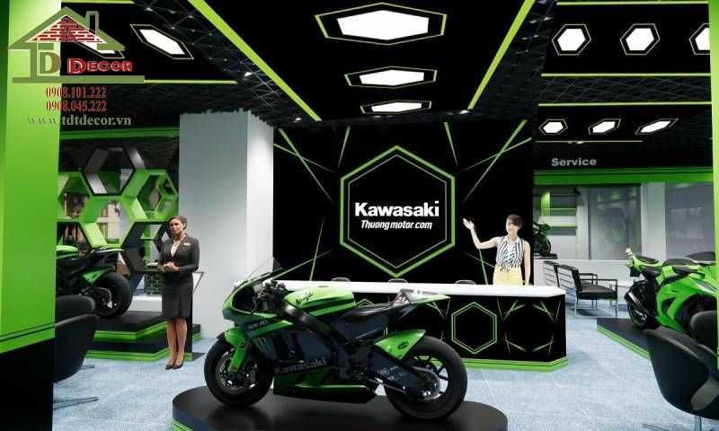 Thiết kế showroom xe máy