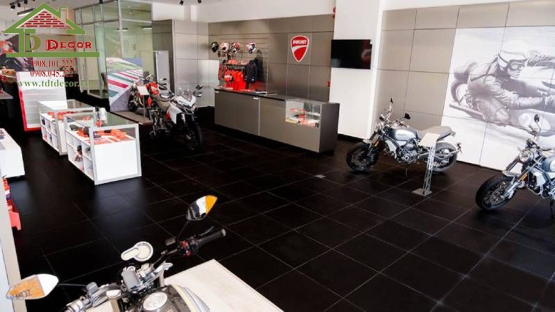 thiết kế showroom xe máy