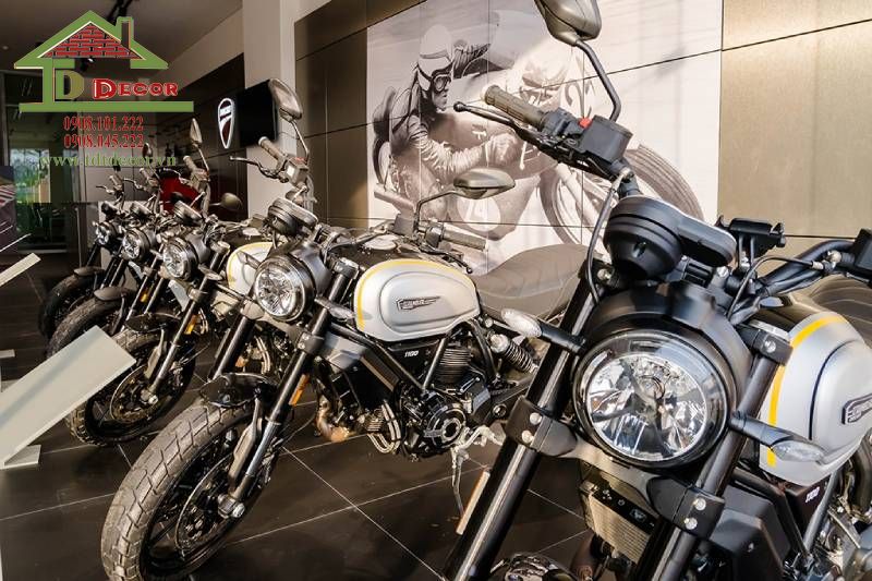 thiết kế showroom xe máy