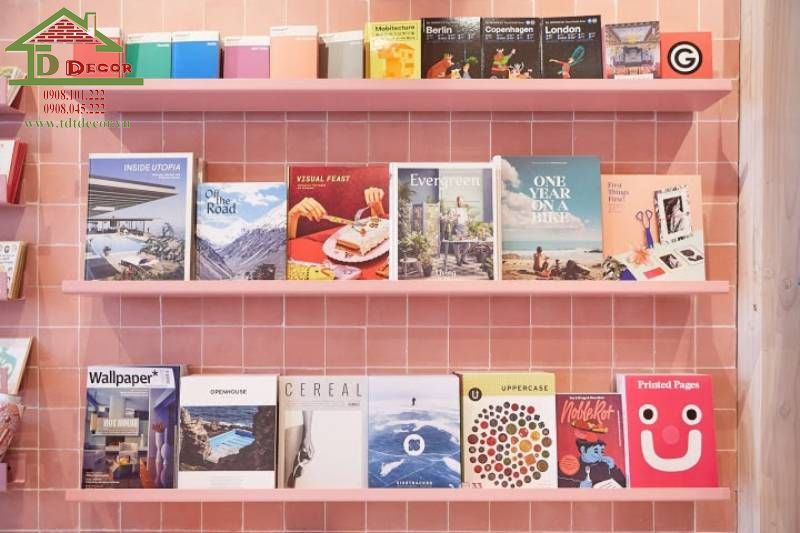 thiết kế cửa hàng văn phòng phẩm 