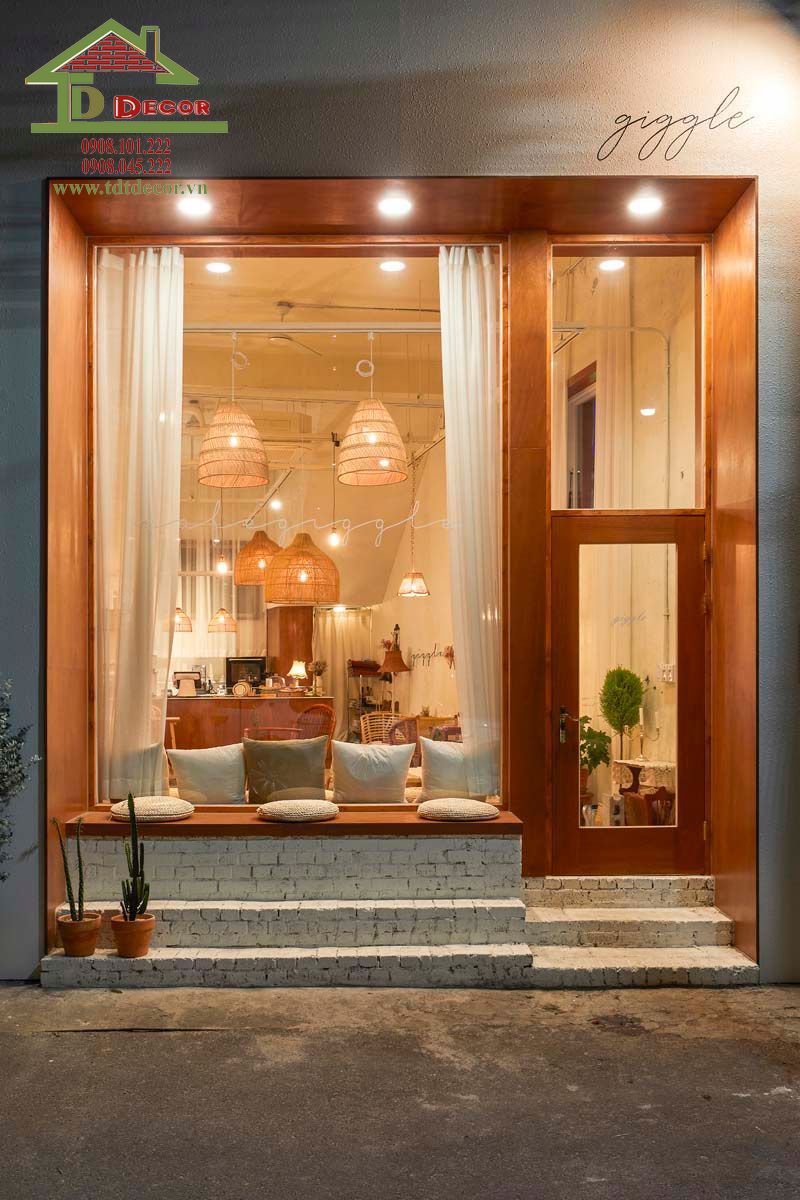 Top 20 mẫu thiết kế quán cafe mặt tiền 5m đẹp hút khách