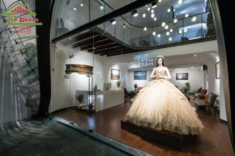 thiết kế showroom áo cưới