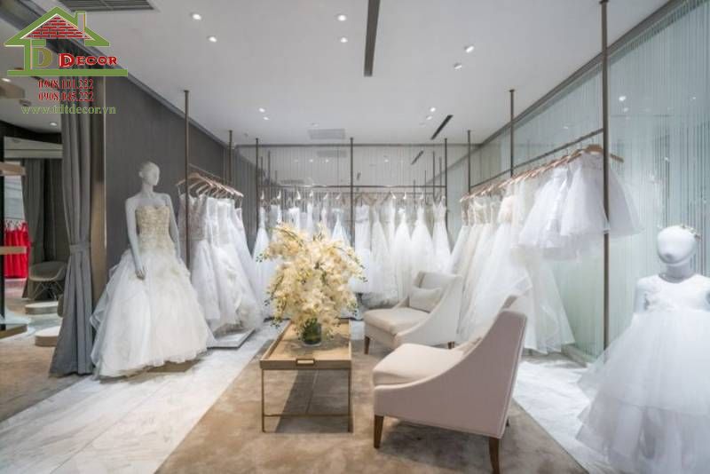 Thiết kế cửa hàng áo cưới chị Khánh tại Vũng Tàu