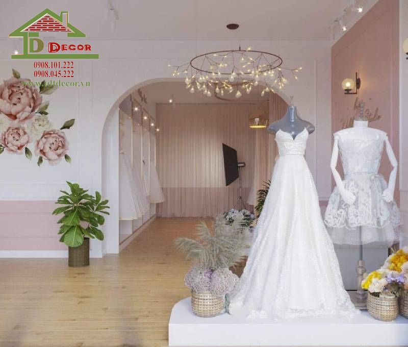 thiết kế shop áo cưới