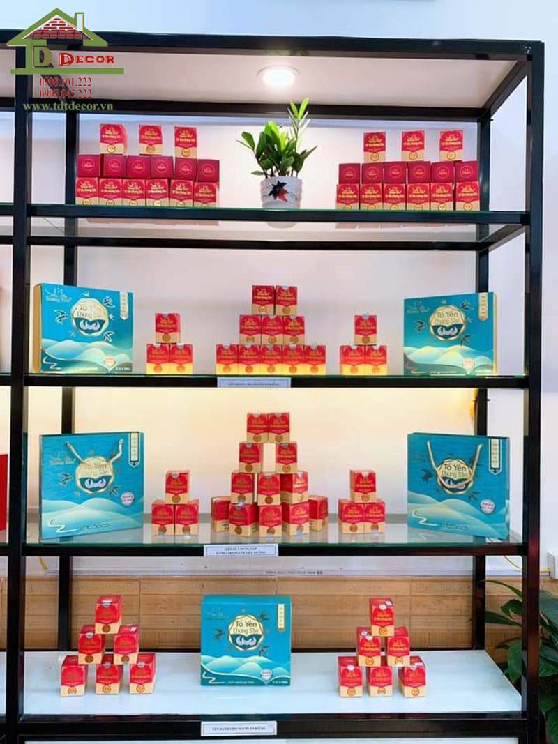 thiết kế shop yến sào