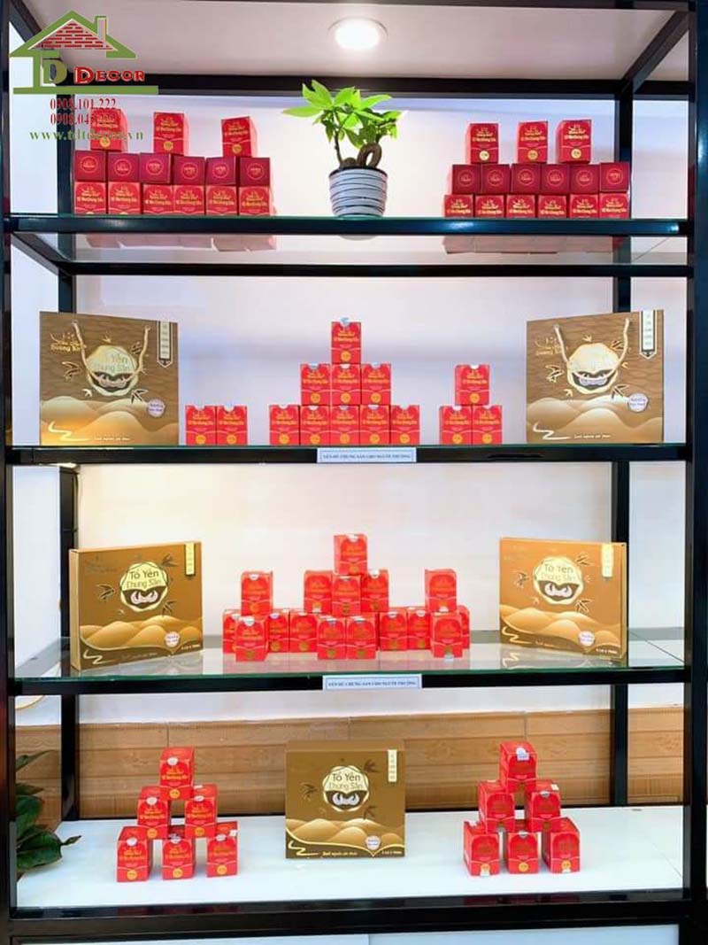 thiết kế shop yến sào