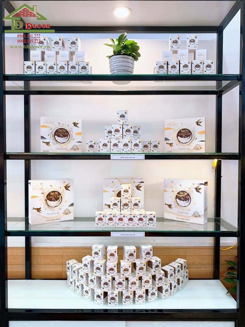 thiết kế shop yến sào
