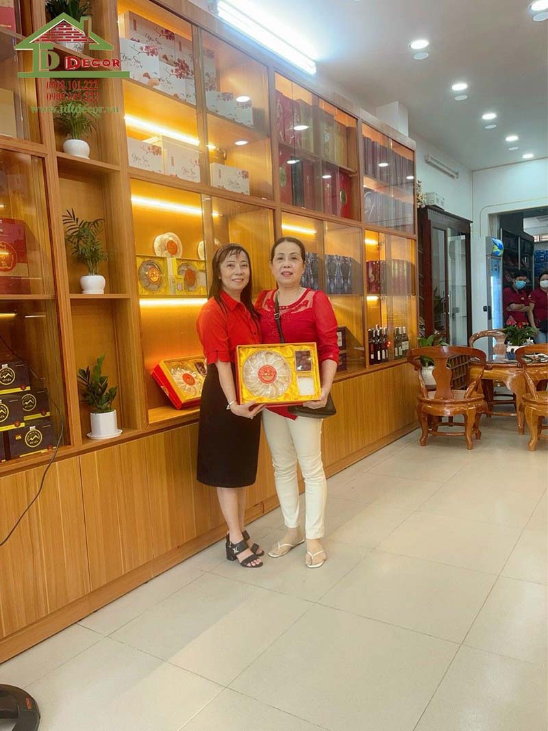 thiết kế shop yến sào