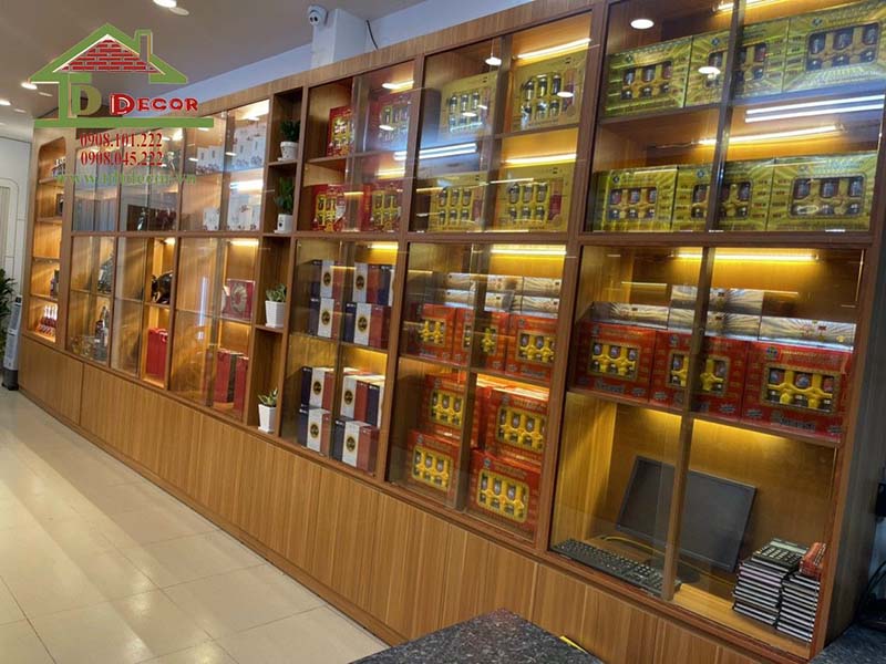 thiết kế shop yến sào