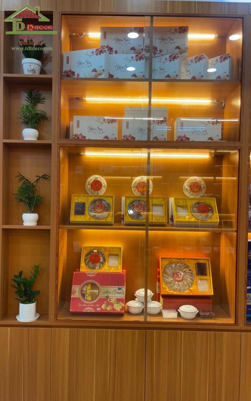 thiết kế shop yến sào
