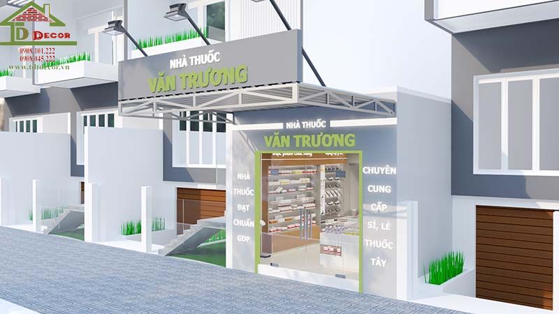 thiết kế nhà thuốc 