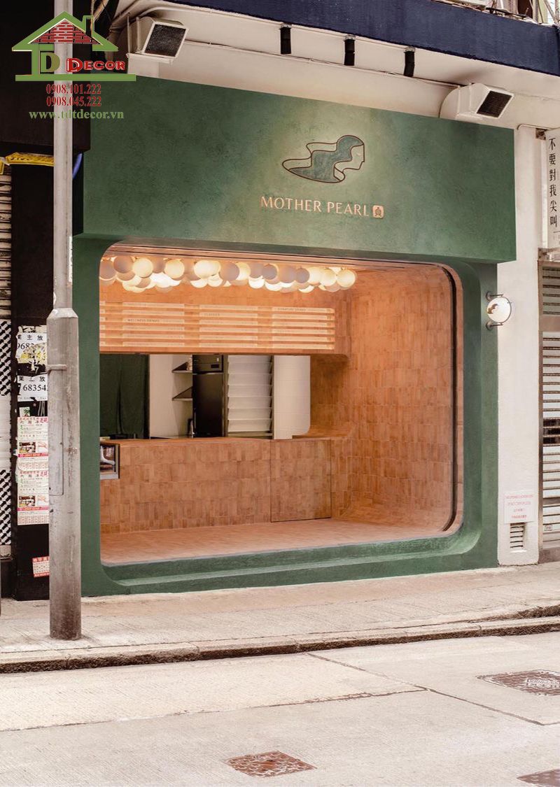 thiết kế quán sinh tố