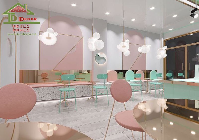 thiết kế quán sinh tố