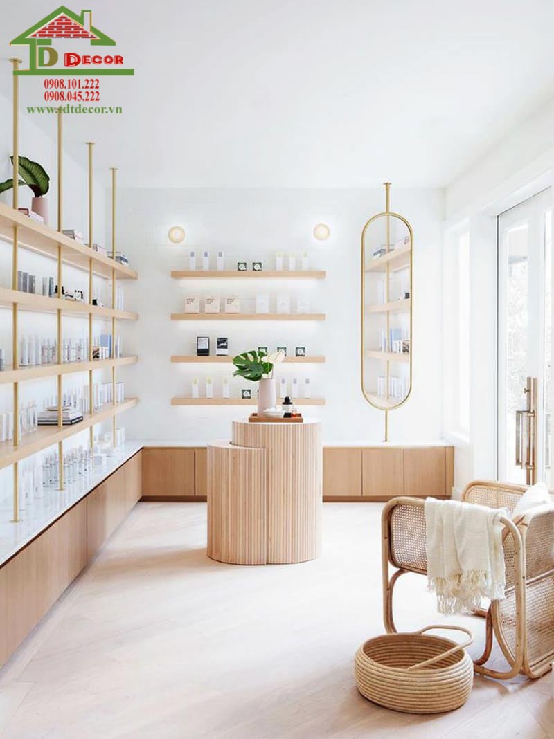 Tủ kệ trưng bày thời trang