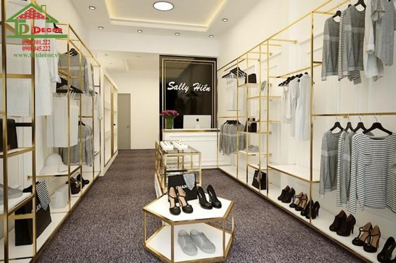 Tủ kệ trưng bày thời trang