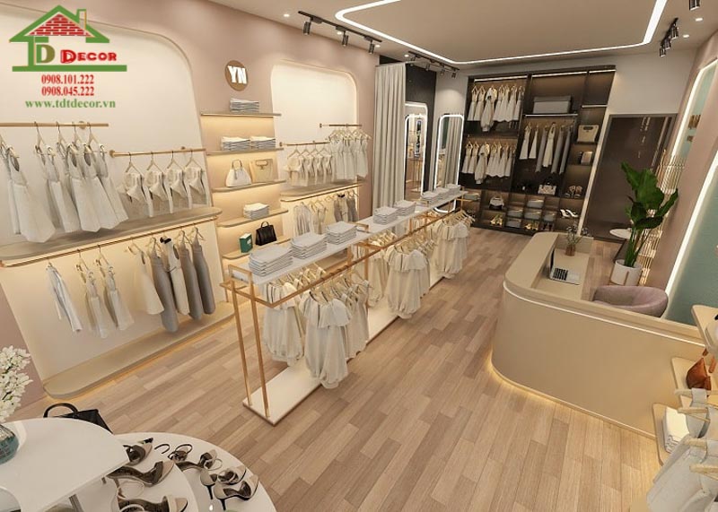 Tủ kệ trưng bày thời trang