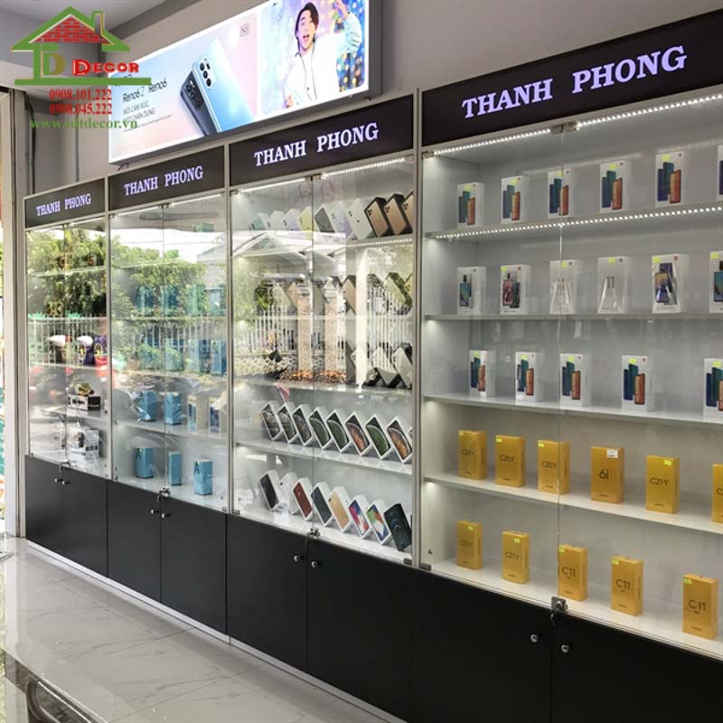 Tủ Trưng Bày Điện Thoại