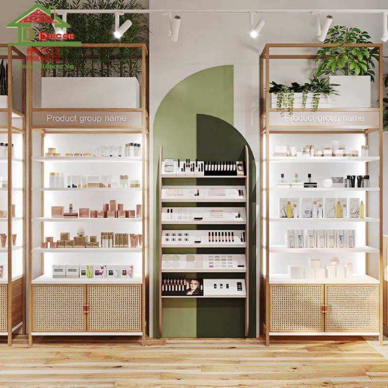 Tủ trưng bày mỹ phẩm