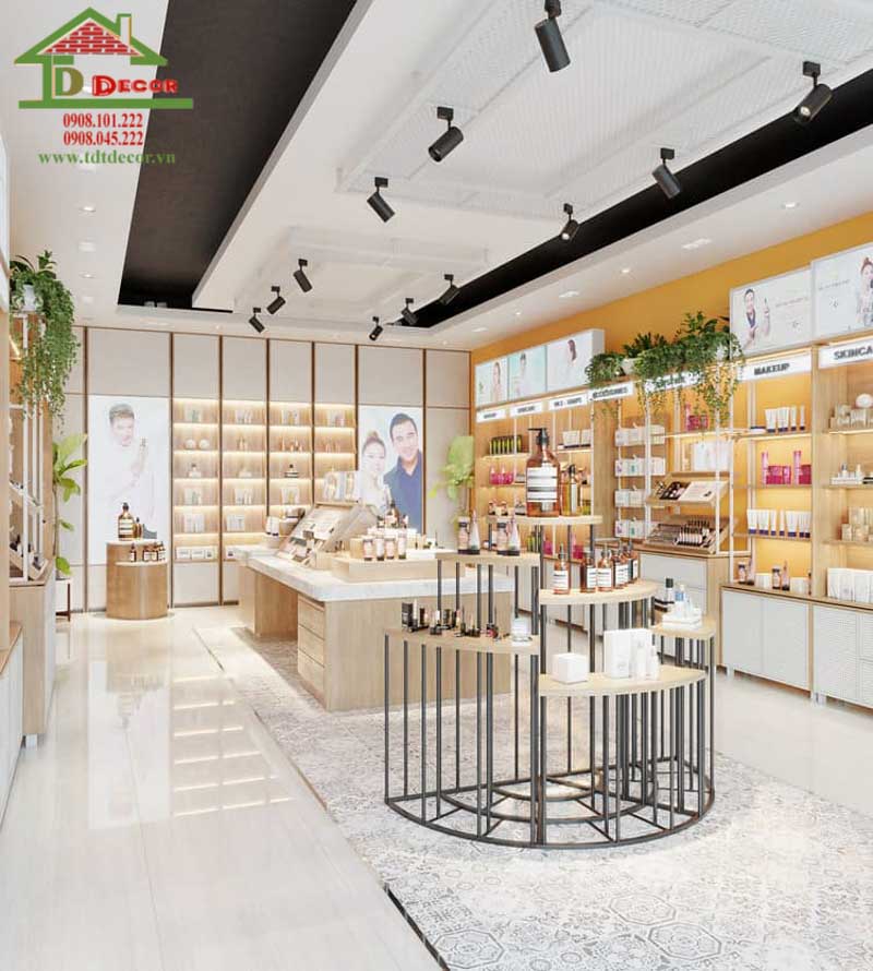 Tủ trưng bày mỹ phẩm