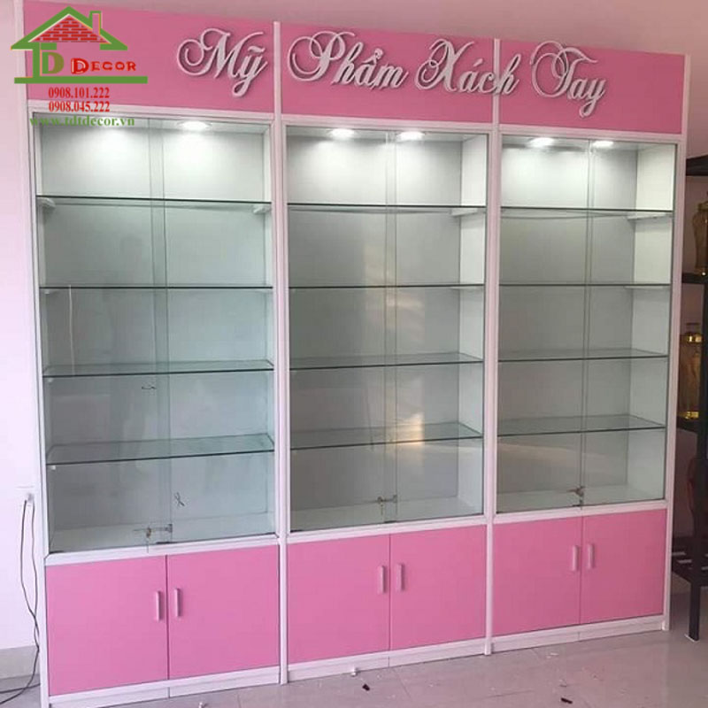 Tủ trưng bày mỹ phẩm