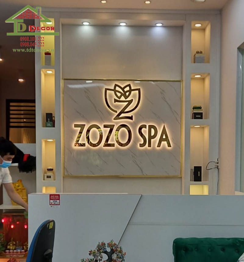 Thi công spa ZoZo tại quận Gò Vấp