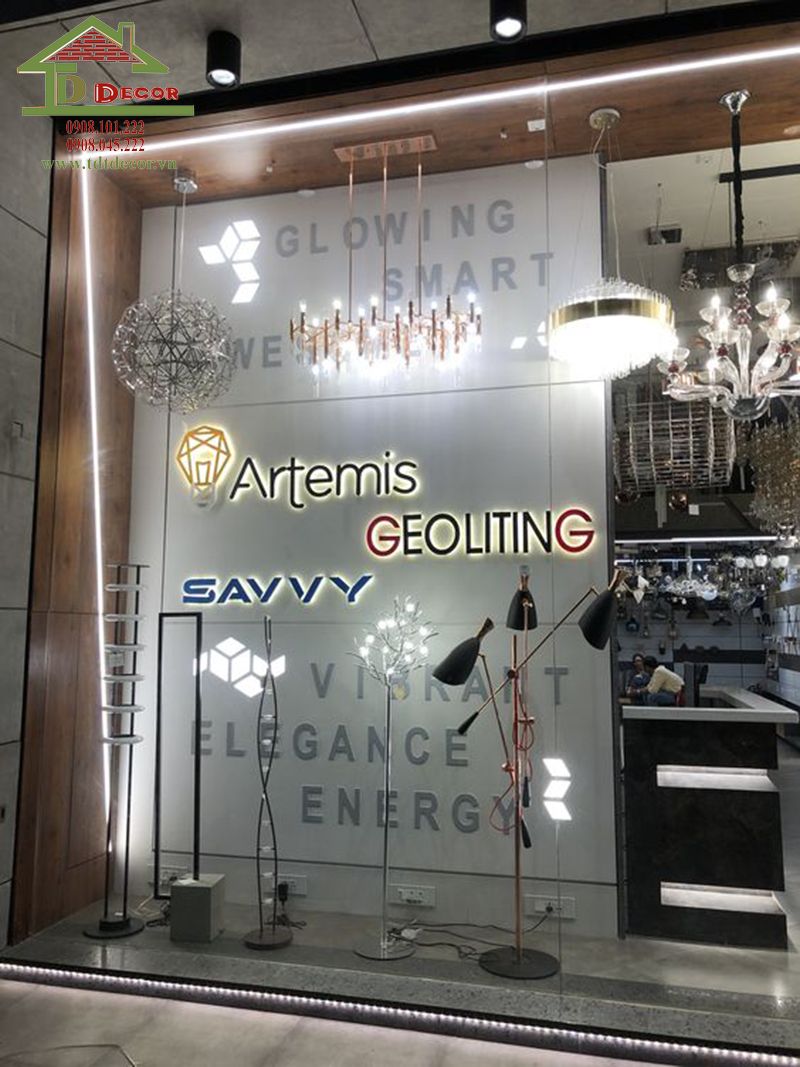 thiết kế cửa hàng thiết bị điện