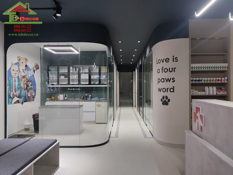 Thiết kế phòng khám thú y