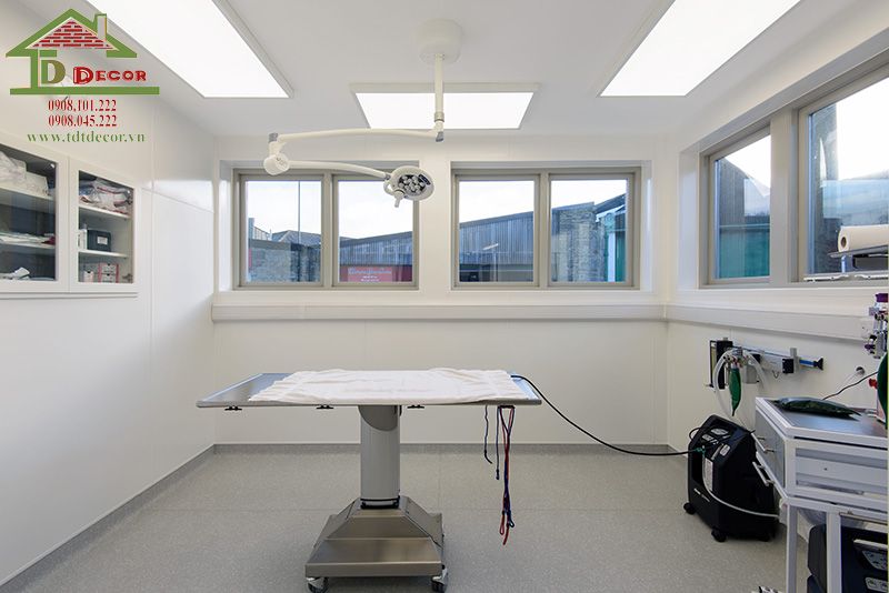 thiết kế phòng khám thú y