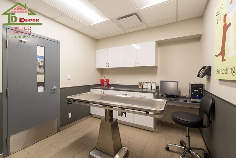 thiết kế phòng khám thú y