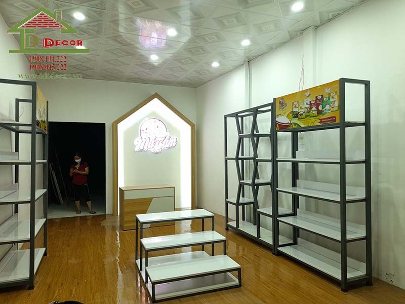 thiết kế cửa hàng gạo