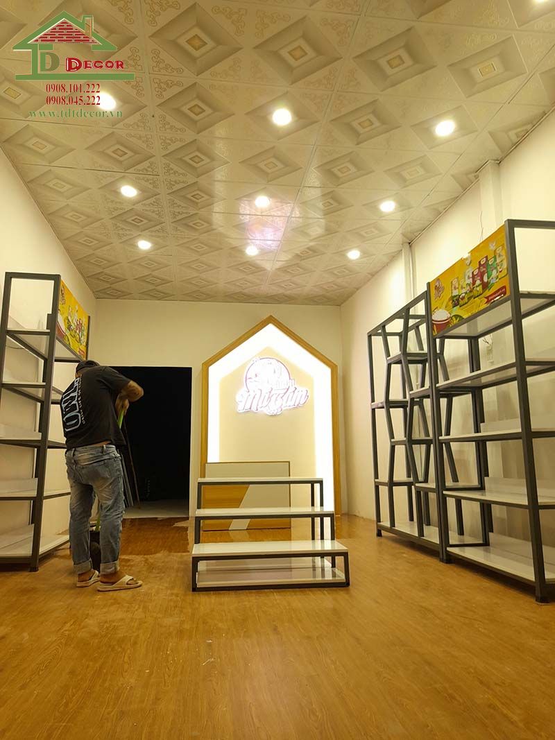thiết kế cửa hàng gạo