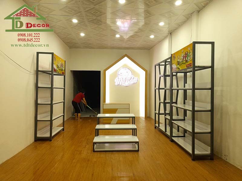 thiết kế cửa hàng gạo