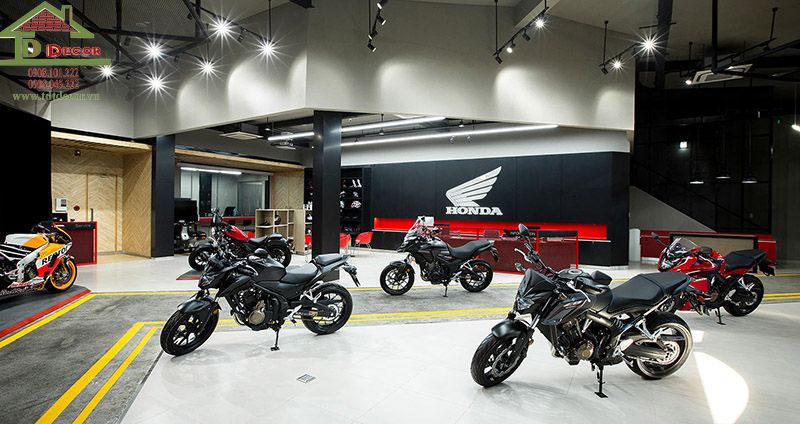 thiết kế showroom motor