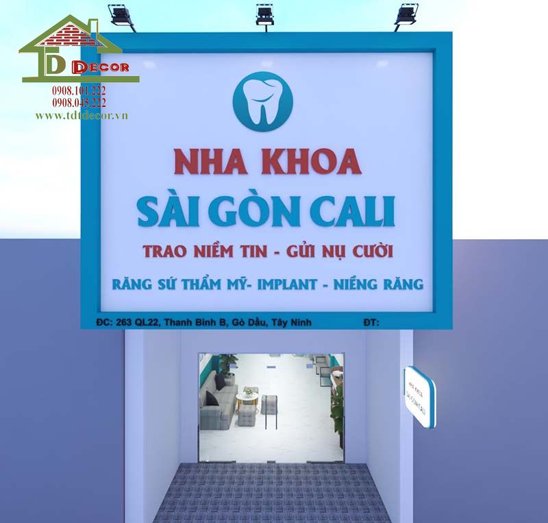 Thiết kế nha khoa Sài Gòn Cali tại Tây Ninh