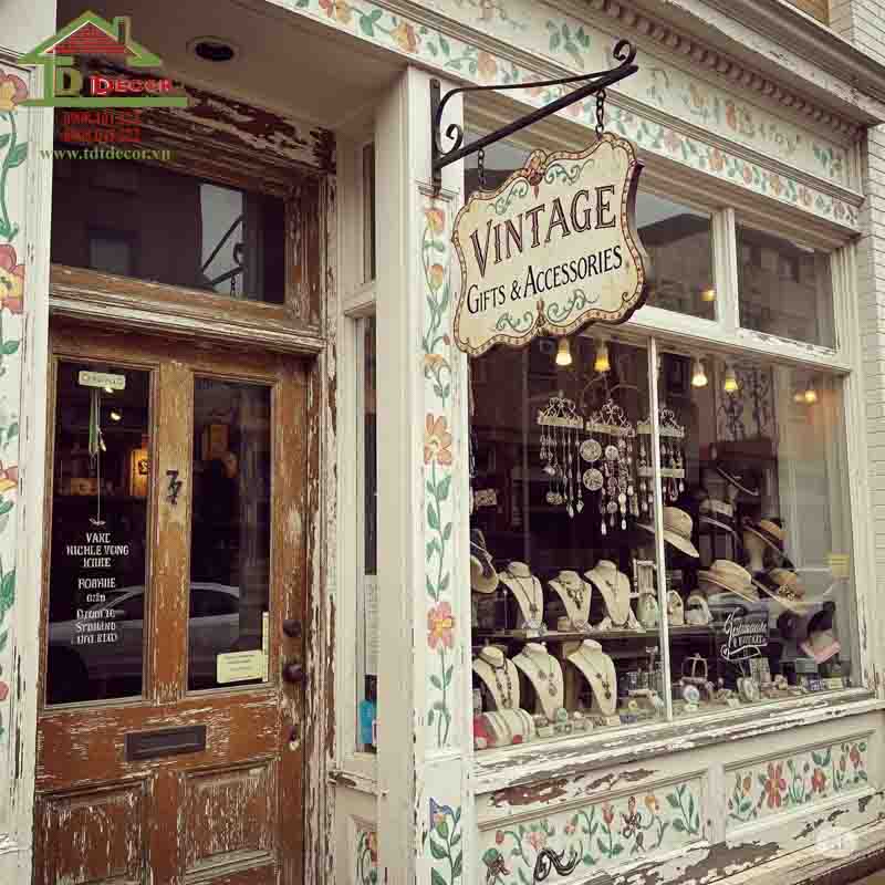 thiết kế cửa hàng phụ kiện quà tặng