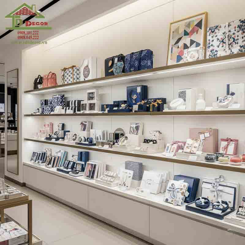 thiết kế cửa hàng phụ kiện quà tặng