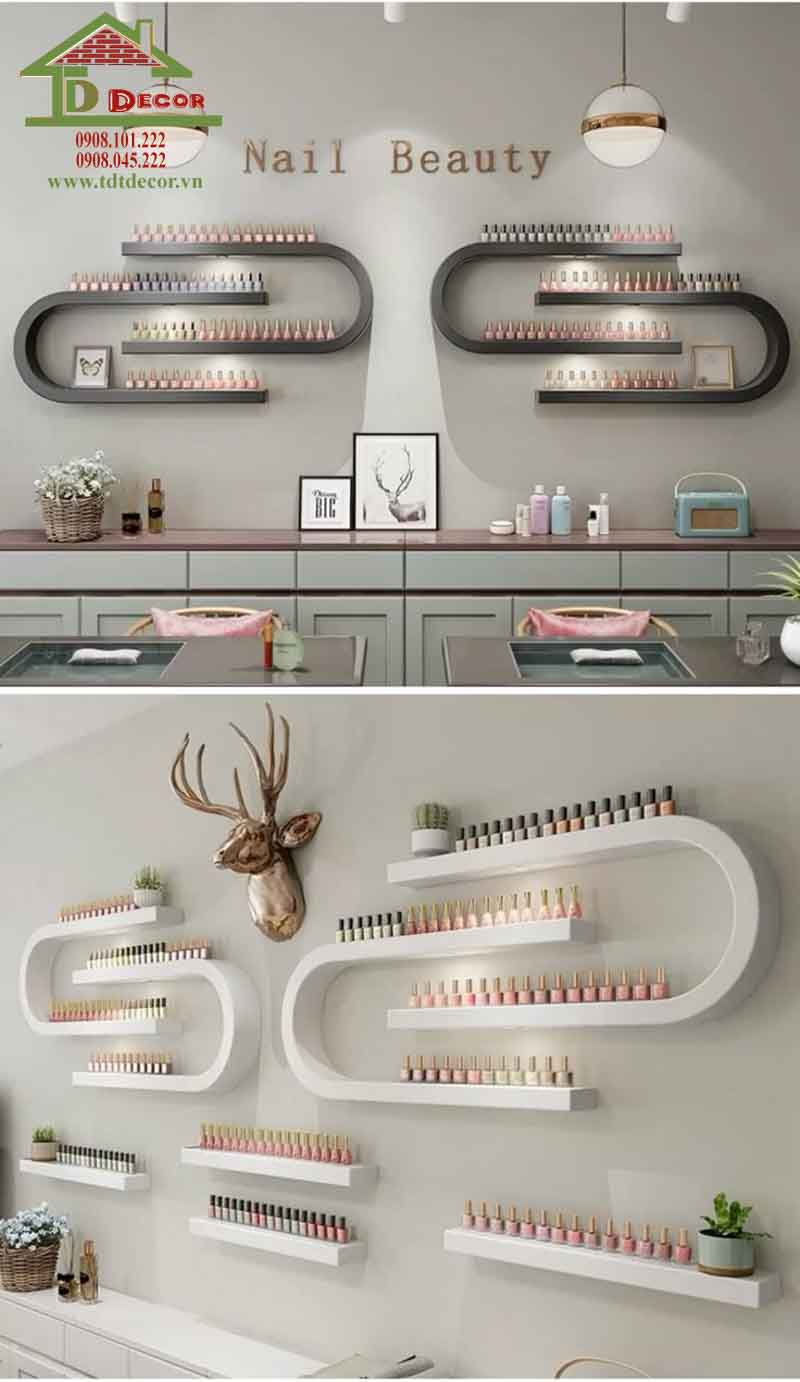 thiết kế tiệm nail Hàn Quốc