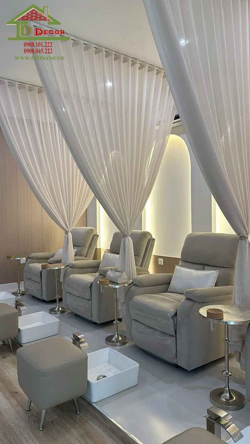 thiết kế tiệm nail mệnh kim