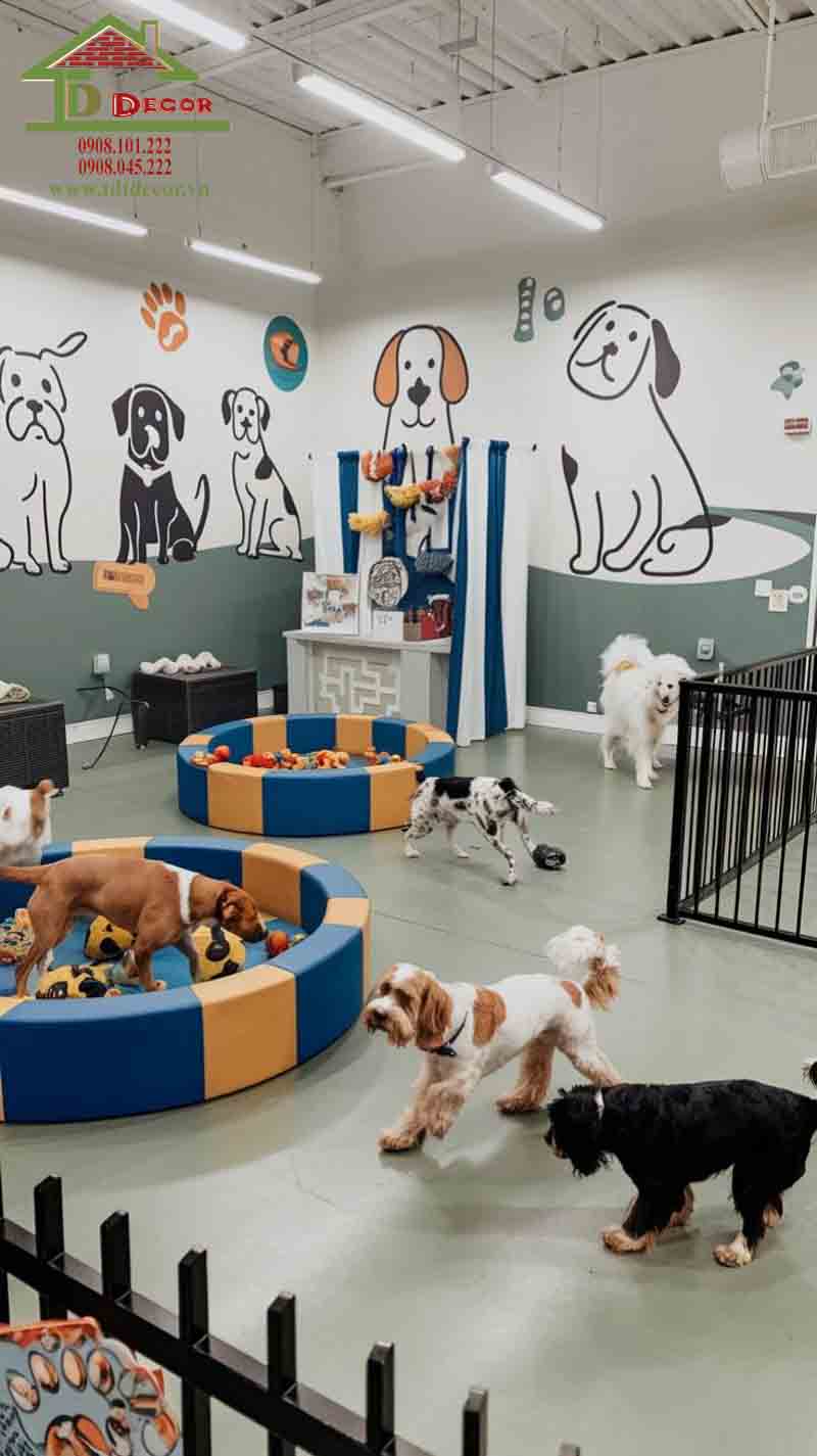 thiết kế shop thú cưng