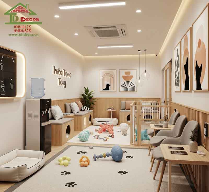 thiết kế shop thú cưng