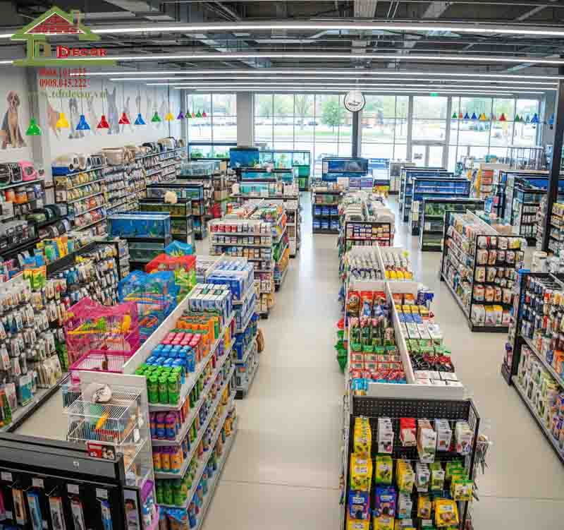 thiết kế shop thú cưng